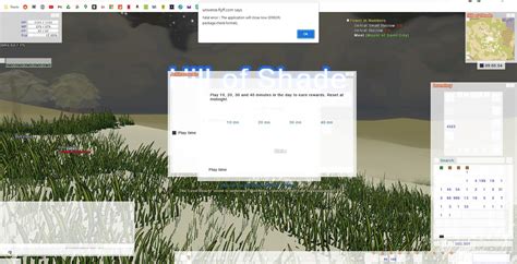 Getting a Fatal error message when loading up the game..